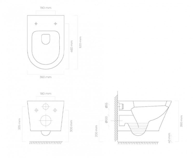 Oltens Jog muszla WC wisząca PureRim z powłoką SmartClean biała 42501000