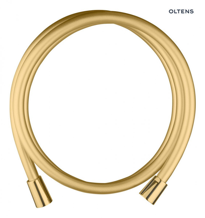 Oltens Ume Alling 60 zestaw prysznicowy z drążkiem złoty połysk 36002800