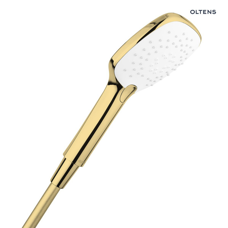 Oltens Driva EasyClick S Alling 60 zestaw prysznicowy z drążkiem złoty połysk 36002080