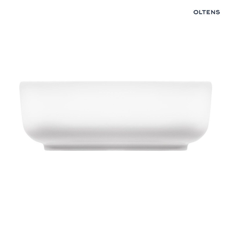 Oltens Hadsel umywalka 50x40 cm nablatowa kwadratowa biała 40308000