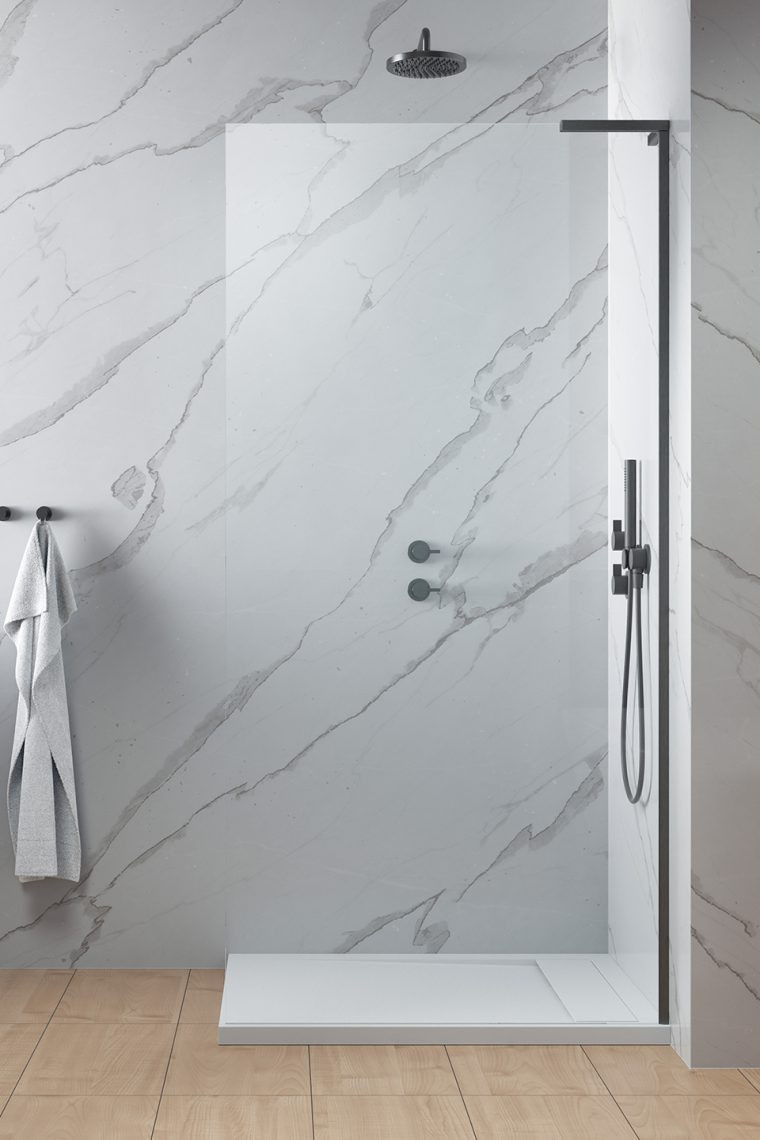 Radaway Modo SL Brushed GunMetal II kabina typu Walk-In 75 prawa gunmetal szczotkowany przeźroczyste Easy Clean 10319075-92-01R