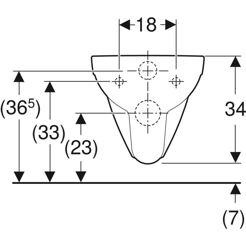 Geberit Selnova Compact muszla wc wisząca krótka 48 cm ceramika Remfree biały 500.349.01.1