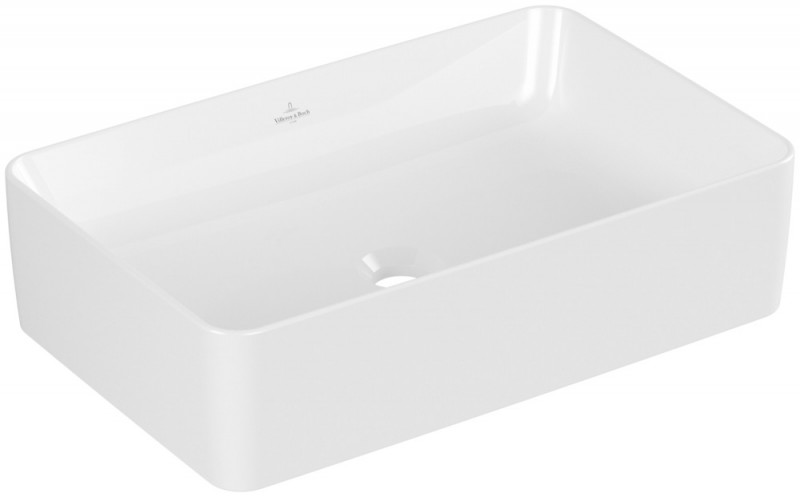 Villeroy&Boch Collaro umywalka nablatowa / stawiana na blat 56x36 cm  biała weiss alpin 4A205601