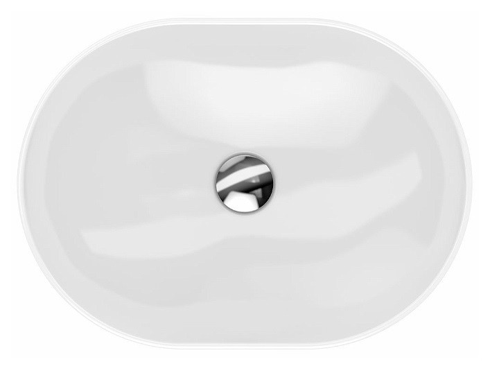 Geberit Variform umywalka owalna eliptyczna stawiana na blat 55x40 cm 500.774.01.2