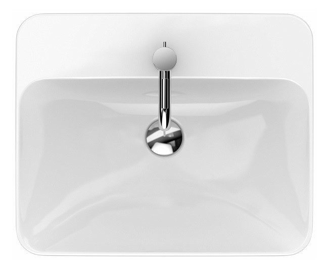 Geberit Variform umywalka prostokątna wpuszczana w blat 55x45 cm z otworem na baterię 500.740.01.2