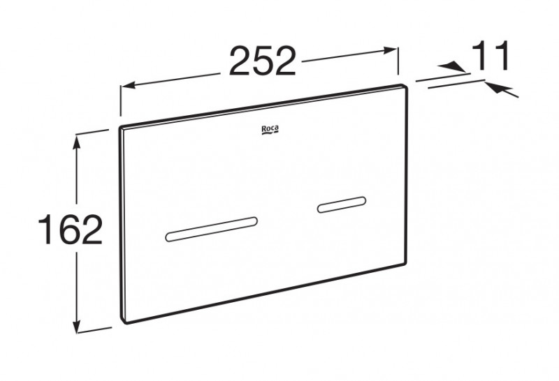 Roca Pro EP3 przycisk spłukujący elektroniczny bezdotykowy do WC czarny A890104318