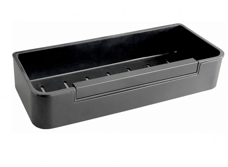 Stella koszyk wiszący ze ściągaczką z czarnym wkładem z tworzywa czarny mat 16.069-BB