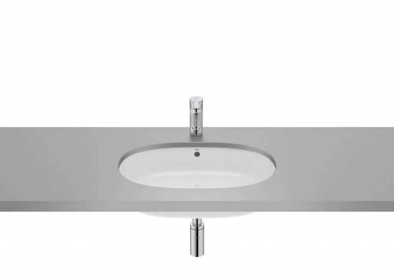 Roca Gap Round umywalka podblatowa owalna 55x35 biały A3270YC000