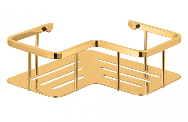 Stella koszyk półka narożna złoty połysk 16.060-G