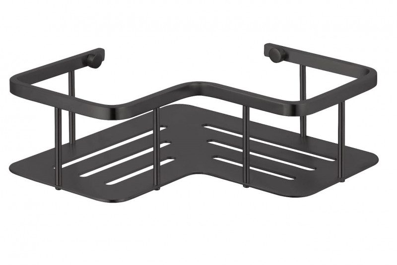 Stella koszyk półka narożna czarny mat 16.060-MB