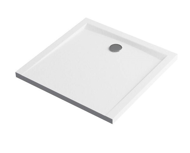 Excellent Forma X brodzik kwadratowy niski 90x90 struktura biały BREX.1402.090.090.WHN