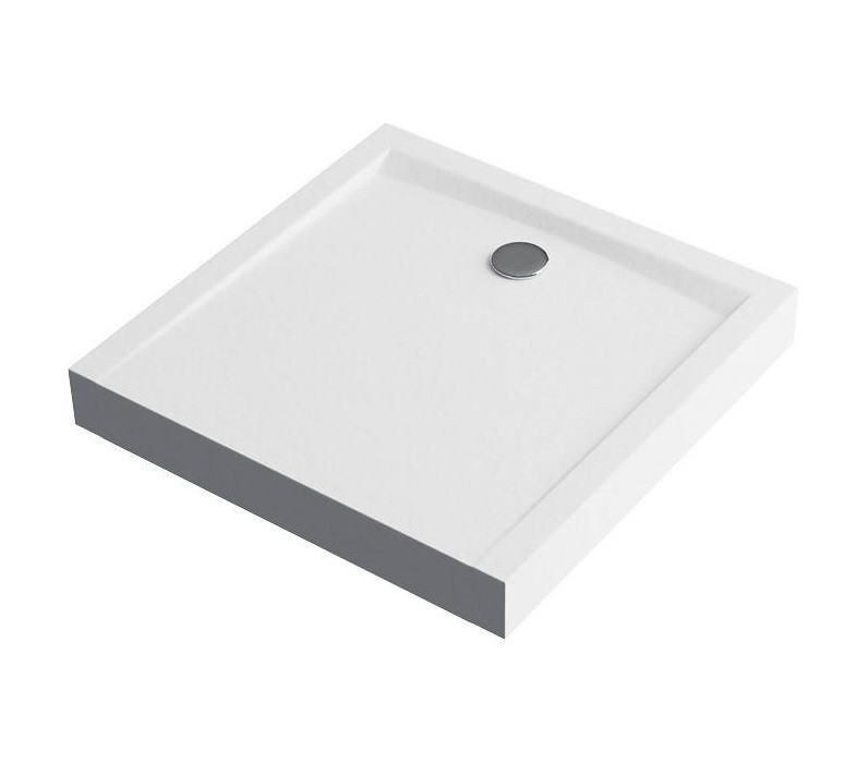 Excellent Forma Compact X brodzik kwadratowy wysoki 80x80 struktura biały BREX.1402.080.080.WHC