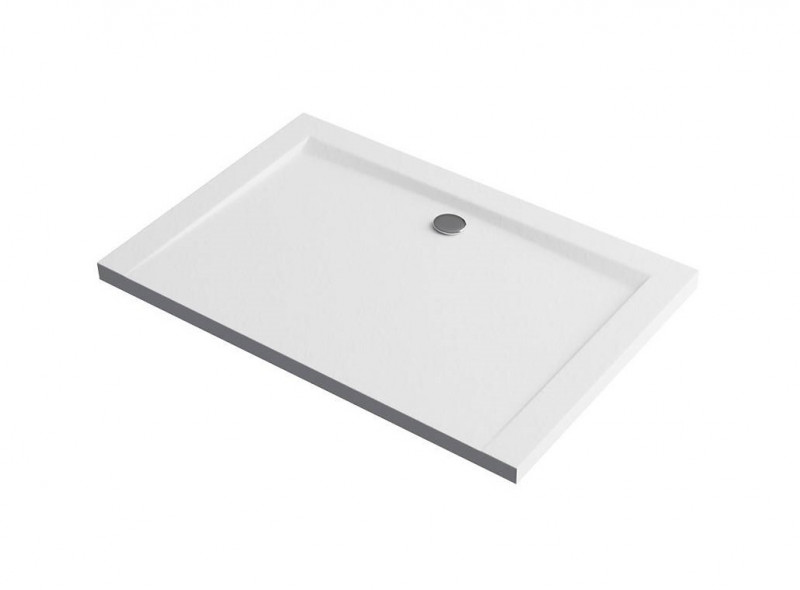 Excellent Forma X brodzik prostokątny niski 110x80 struktura biały BREX.1403.110.080.WHN