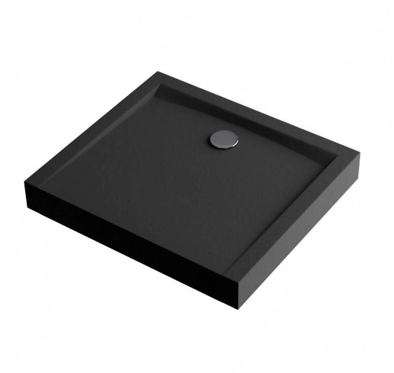 Excellent Forma Compact X brodzik prostokątny wysoki 90x80 struktura czarny BREX.1403.090.080.BLC
