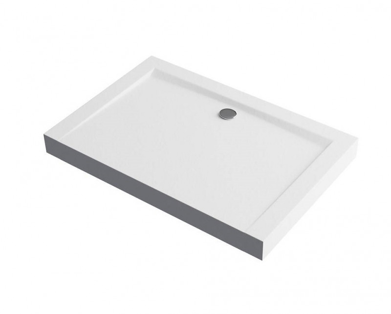 Excellent Forma Compact X brodzik prostokątny wysoki 110x80 struktura biały BREX.1403.110.080.WHC