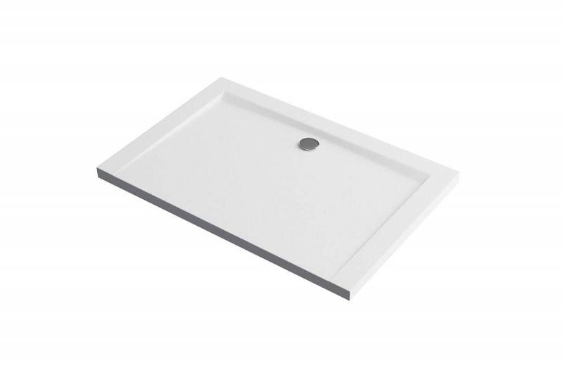 Excellent Forma X brodzik prostokątny niski 140x90 struktura biały BREX.1403.140.090.WHN