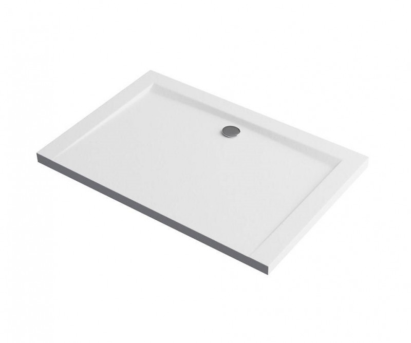 Excellent Forma X brodzik prostokątny niski 120x90 struktura biały BREX.1403.120.090.WHN