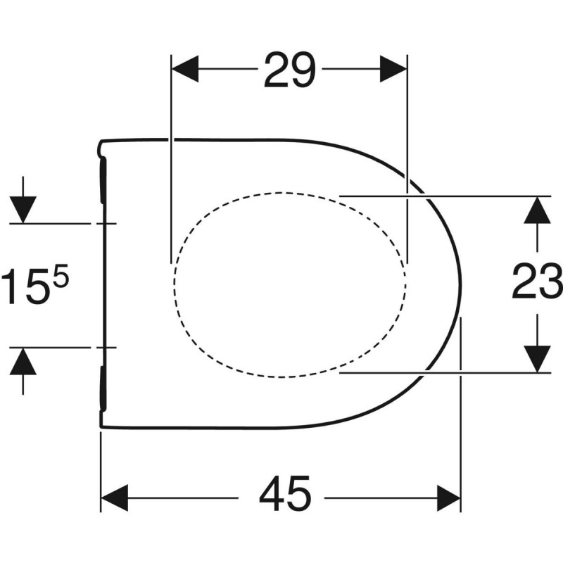 Geberit Acanto deska wolnoopadająca do WC biały 502.719.01.1