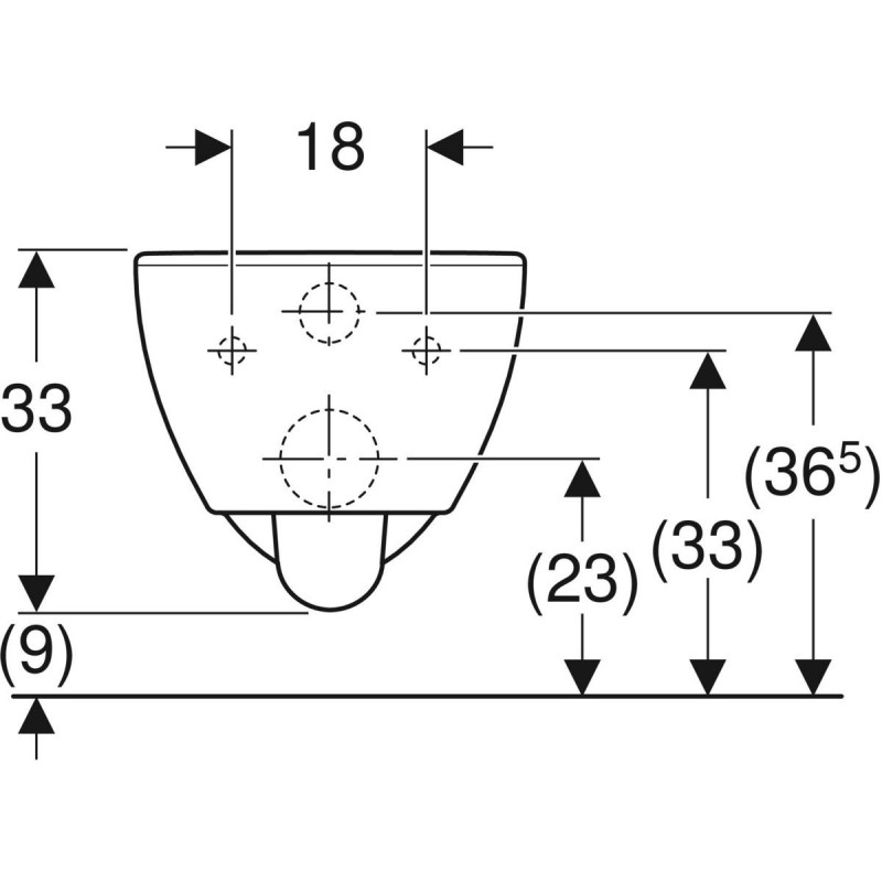 Geberit Selnova Premium muszla wc wisząca Remfree 53 cm kryte mocowania biały 502.035.00.1