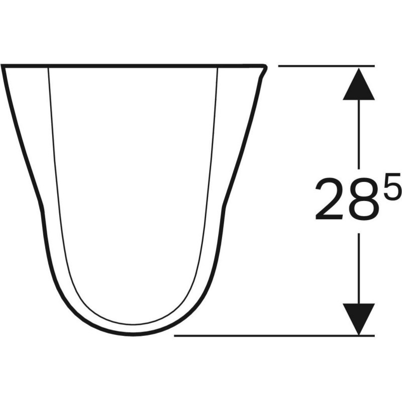 Geberit Selnova półpostument do umywalki biały 500.329.01.7