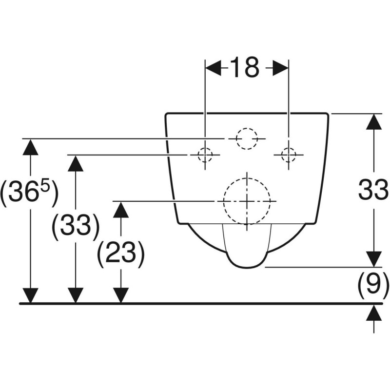 Geberit iCon Square muszla WC wisząca 35x54 cm Rimfree ceramika biały 201950000