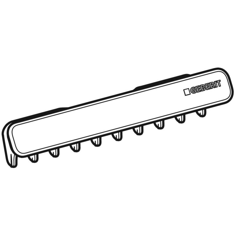 Geberit ONE pokrywa odpływu z wkładem grzebieniowym, mocowanie magnetyczne chrom połysk 505.082.21.1