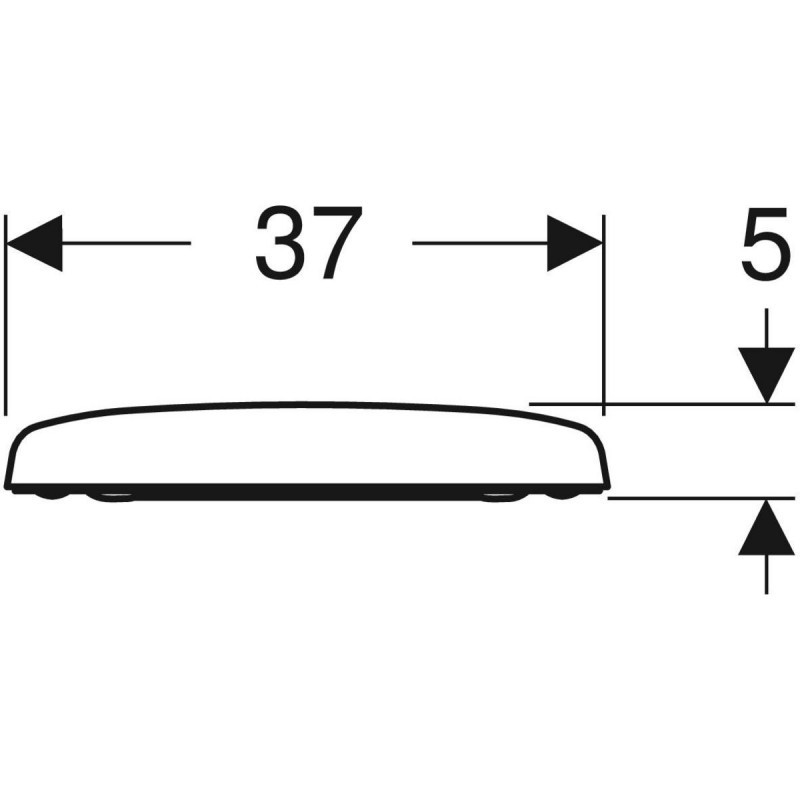 Geberit Selnova Compact deska sedesowa wolnoopadająca duroplast 501.878.00.1