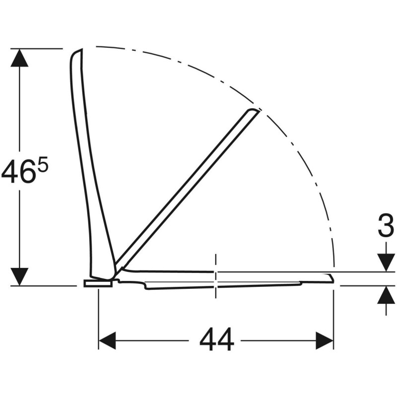 Geberit Selnova deska sedesowa wolnoopadająca z siedziskiem dla dzieci duroplast 500.339.01.1
