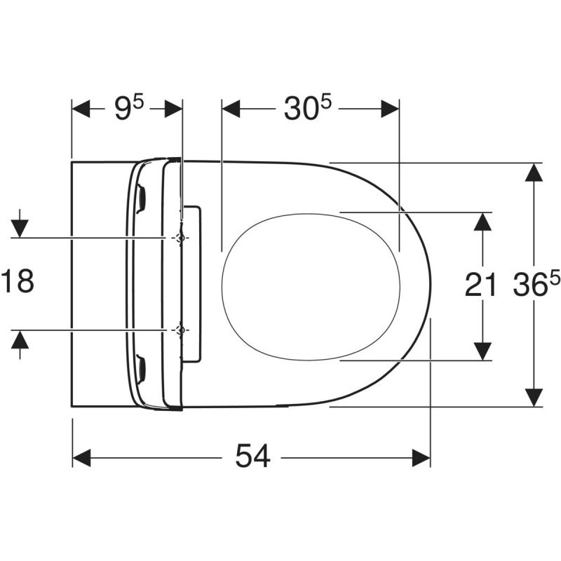 Geberit ONE TurboFlush zestaw muszla wisząca z deską wolnoopadaącą, biały matowy, panel chrom 500.202.JT.1