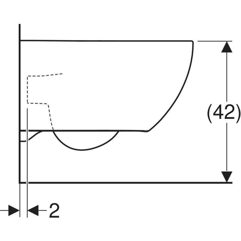 Geberit Acanto TurboFlush muszla wisząca biały 502.717.00.1