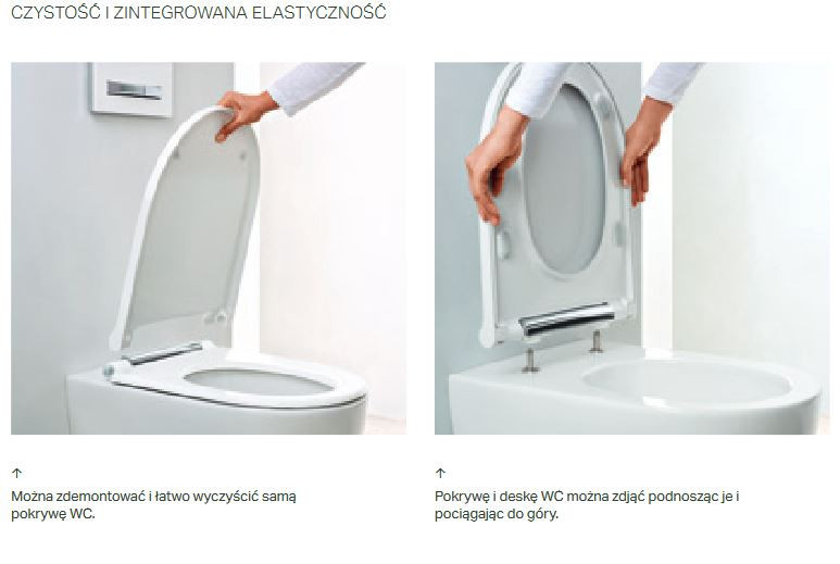 Geberit ONE TurboFlush zestaw muszla wisząca z deską wolnoopadaącą, panel chrom 500.202.01.1