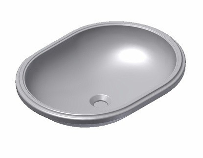 Geberit Variform umywalka owalna eliptyczna podblatowa 55x40 cm 500.756.01.2