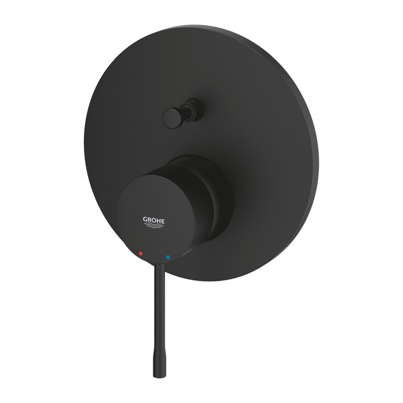 Grohe Essence bateria wannowo-prysznicowa podtynkowa czarny phantom black 24167KF1