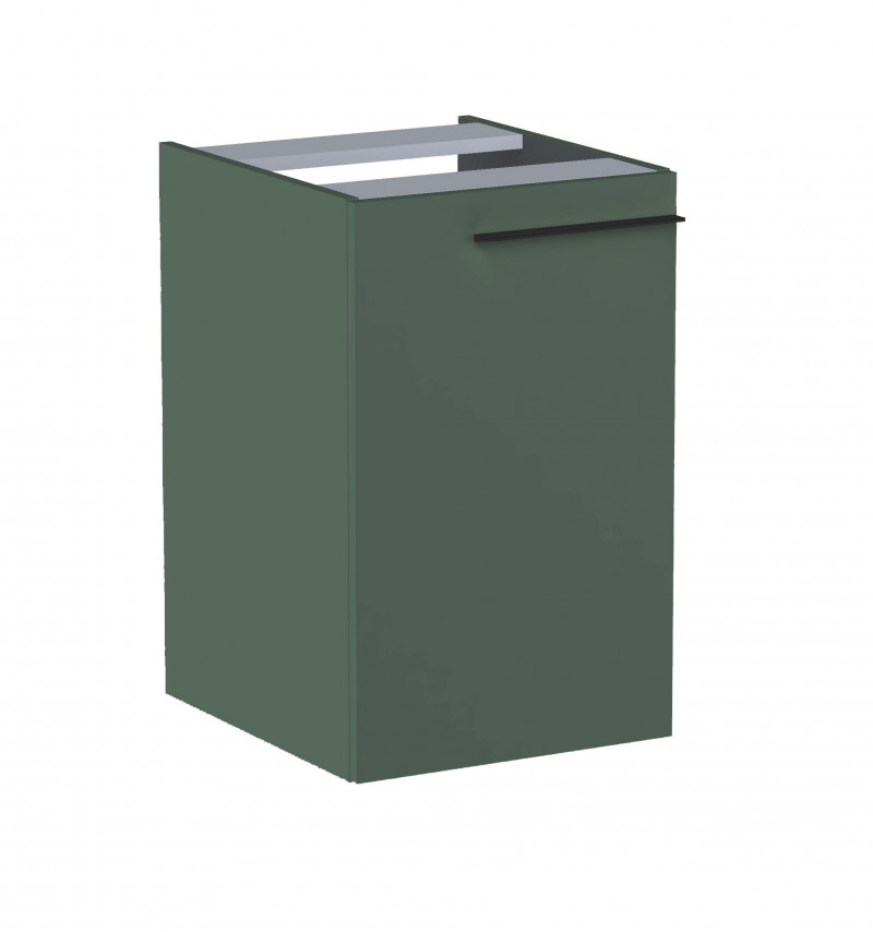 Roca Ella moduł boczny szafka z koszem cargo zielony mat A857774534