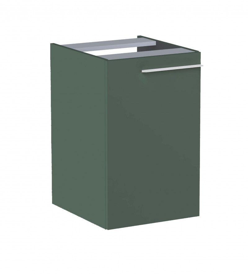 Roca Ella moduł boczny szafka z koszem cargo zielony mat A857774534
