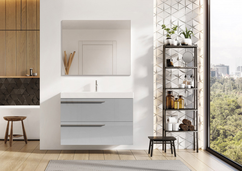 Roca Ella uchwyty do szafki 100 cm, 2 sztuki chrom A816842339