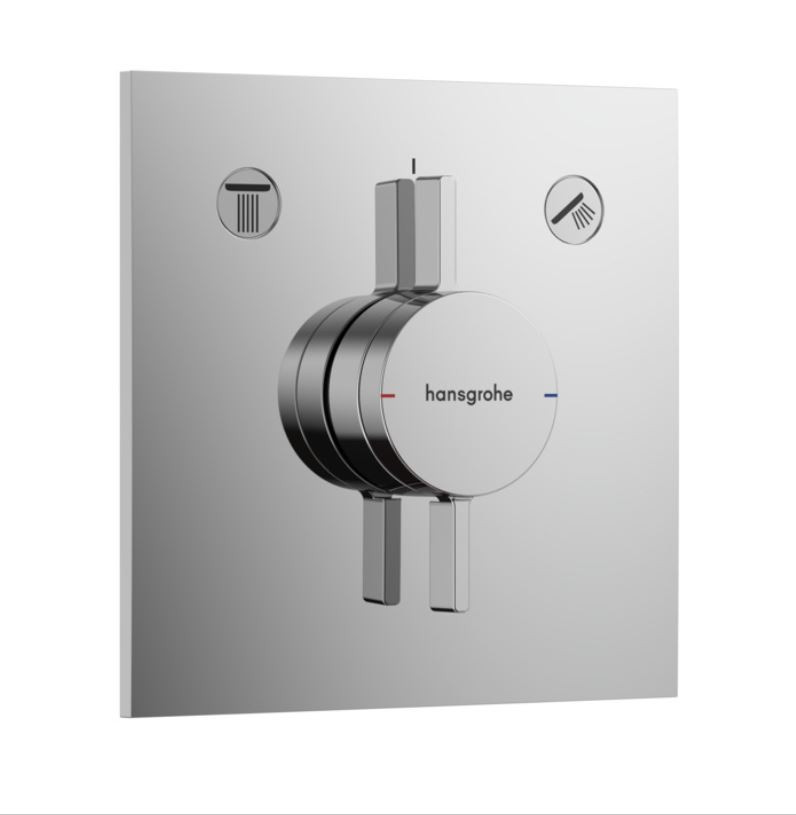 Hansgrohe DuoTurn E Bateria podtynkowa z mieszaczem do 2 odbiorników chrom 75417000