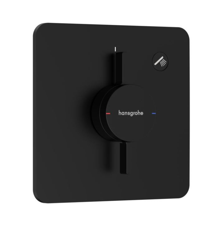 Hansgrohe DuoTurn Q Bateria podtynkowa z mieszaczem do 1 odbiornika czarny mat 75614670