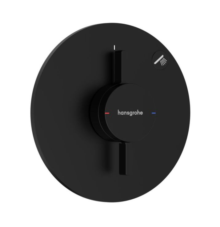Hansgrohe DuoTurn S Bateria podtynkowa z mieszaczem do 1 odbiornika czarny mat 75618670
