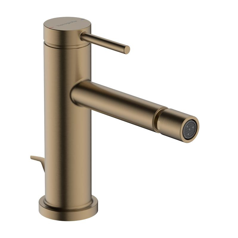 Hansgrohe Tecturis S bateria bidetowa z korkiem automatycznym brąz szczotkowany 73201140