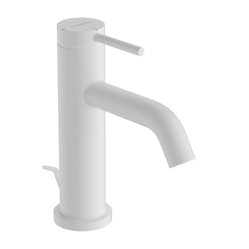 Hansgrohe Tecturis S bateria umywalkowa 80 CoolStart EcoSmart z korkem automatycznym biały mat 73302700