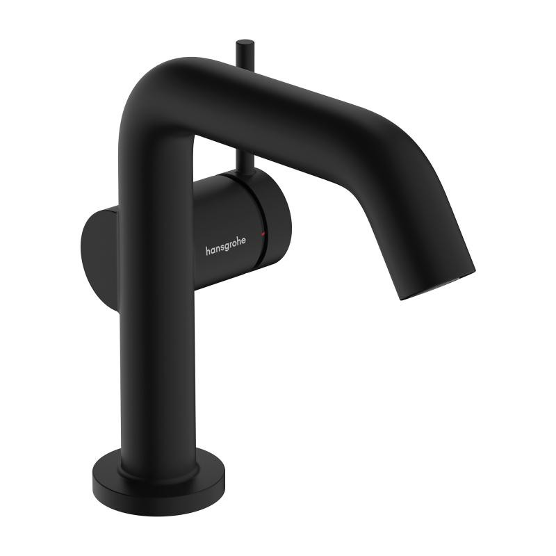 Hansgrohe Tecturis S bateria umywalkowa 110 Fine CoolStart Ecosmart z korkiem klik-klak Push-Open czarny mat 73320670