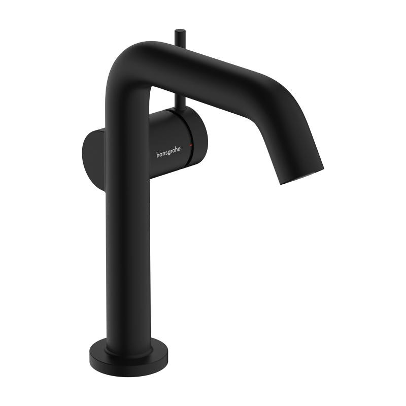 Hansgrohe Tecturis S bateria umywalkowa 150 Fine CoolStart Ecosmart z korkiem klik-klak Push-Open czarny mat 73340670