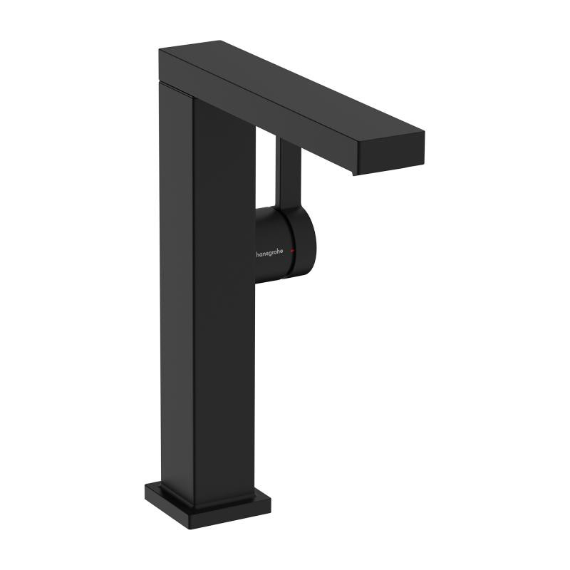 Hansgrohe Tecturis E bateria umywalkowa 210 Fine z obrotową wylewką CoolStart Ecosmart z korkiem klik-klak push-open czarny mat 73060670