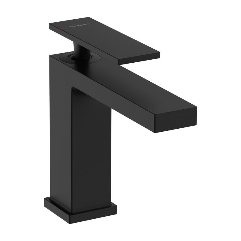 Hansgrohe Tecturis E bateria umywalkowa 110 CoolStart EcoSmart z korkem automatycznym czarny mat 73014670