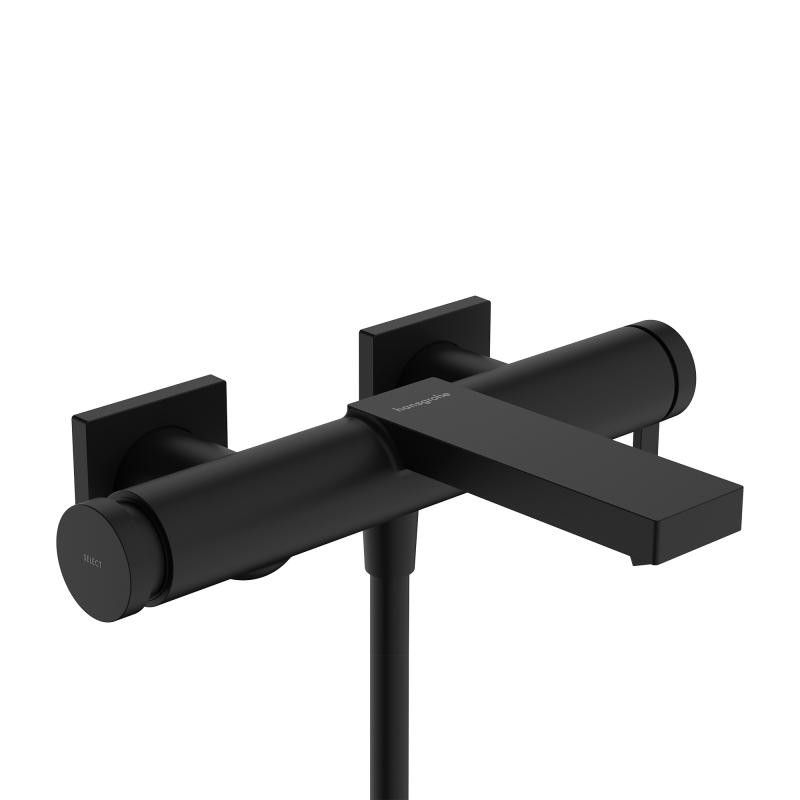 Hansgrohe Tecturis E bateria wannowa ścienna czarny mat 73420670