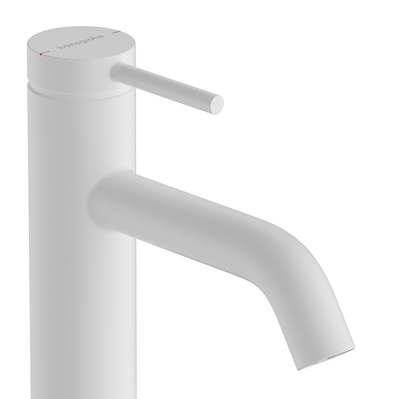 Hansgrohe Tecturis S bateria umywalkowa 110 EcoSmart z korkem automatycznym biały mat 73310700