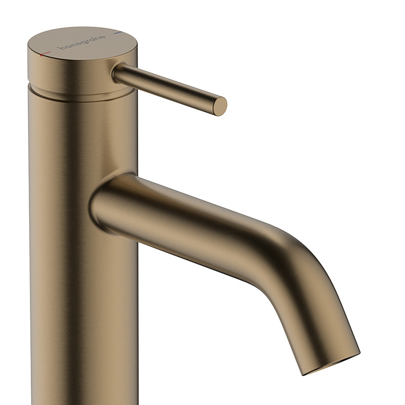 Hansgrohe Tecturis S bateria umywalkowa 110 EcoSmart z korkem automatycznym brąz szczotkowany 73310140