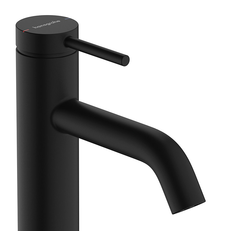 Hansgrohe Tecturis S bateria umywalkowa 110 EcoSmart bez korka czarny mat 73311670