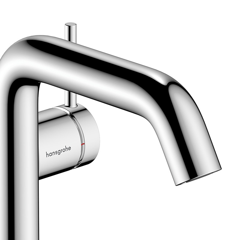 Hansgrohe Tecturis S bateria umywalkowa 150 Fine CoolStart Ecosmart z korkiem klik-klak Push-Open chrom 73340000